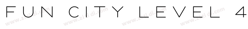Fun City Level 4 Basic字体转换 Fun City Level 4 Basic字体转换